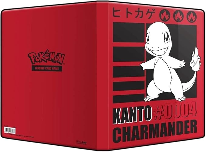 Pokemon Album 9 Tasche Portfolio Charmander -Ultra PRO